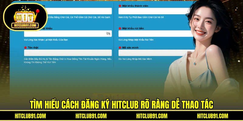 Tìm hiểu cách đăng ký HITCLUB rõ ràng dễ thao tác